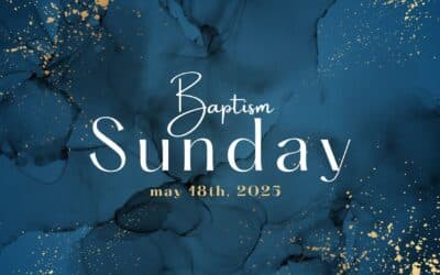 Take YOUR next step: Baptism | May 18th