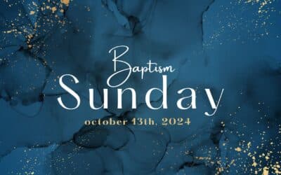 Baptism | October 13th