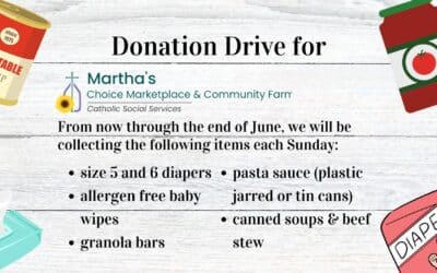 Martha’s Choice June Collection Drive