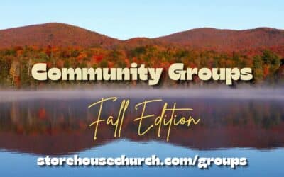 Community Groups: Fall Edition!