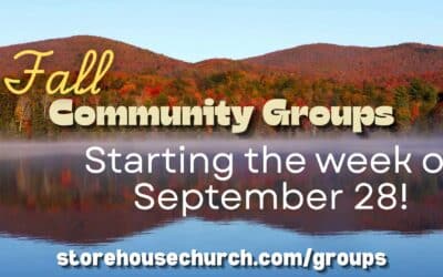 Fall Groups | Starting September 28th