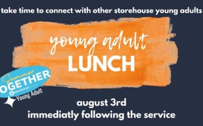 Young Adult After Church Lunch | August 3rd