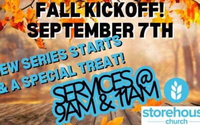Mark your calendars: Fall Kickoff | September 7th